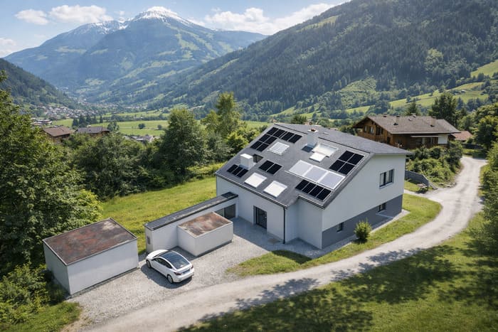 Dorfgastein Einfamilienhaus mit PV Anlage