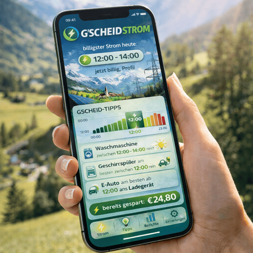Handy App Gscheidstrom