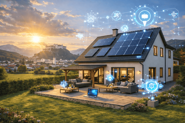 Haus Salzburg PV Anlage