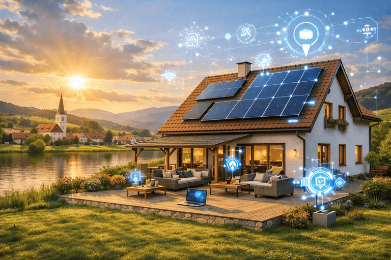 Oberösterreich PV Anlage Energiesystem