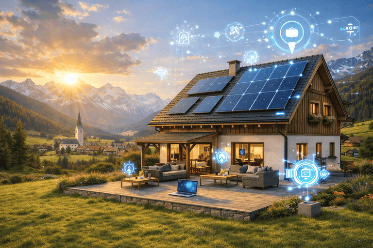 Tirol Haus mit PV Anlage